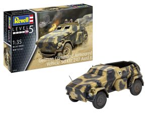 REV03335 - Vehículo blindado alemán Sd.Kfz.247 Ausf.B para montar y pintar