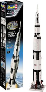 REV03704 - Cohete Apolo 11 Saturno V con pintura para construir