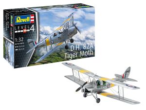 REV03827 - Avión D.H. 82A Tiger Moth para ensamblar y pintar