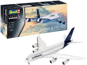 REV03872 - Avión Airbus A380-800 Lufthansa NUEVA DIBUJO para montar y pintar
