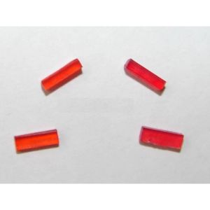 ART04303 - 2 Pares de luces rojas y naranjas 6x2mm