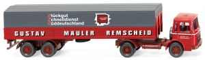 WIK051502 - MAN 4x2 con remolque lona 2 Ejes MÄULER