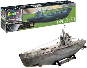 REV05163 - Submarino alemán tipo VII C/41 para montar y pintar