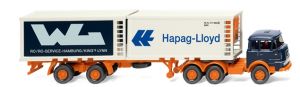 WIK052201 - KRUPP 6x2 con bandeja y contenedor refrigerado HAPAG LLOYD/WL