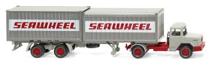 WIK052402 - MAGIRUS 4x2 con remolque portacontenedores SEAWHEEL