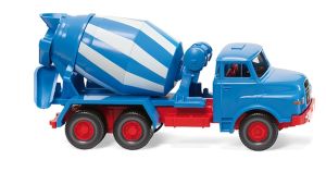WIK068208 - Peonza MAN 6x4 azul y blanca