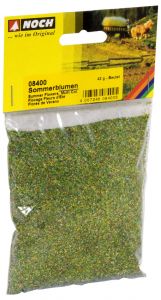 NOC08400 - Flor verde prado flocado bolsa 42grs