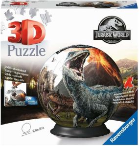RAV117574 - Puzzle 3D Ball 73 Pièces JURASSIC WOLRD | a partir de 6 años