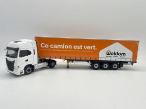 ELI118067 - IVECO S-Way NP 4x2 2021 con remolque lona 3 Ejes - Transporte WELDOM