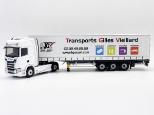 ELI118080 - SCANIA S500 4x2 con remolque lona 3 Ejes - Transporte GILLES VIEILLARD