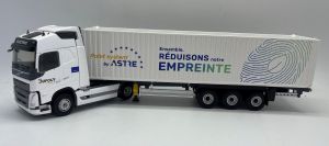 ELI118177 - VOLVO FH 4x2 con portacontenedores de 3 Ejes y contenedor - PTS DUFOUR ASTRE