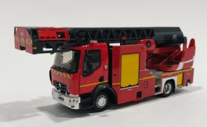 ELI118188 - RENAULT D16 EPC 33 PRX con escalera de bomberos RIFFAUD negra
