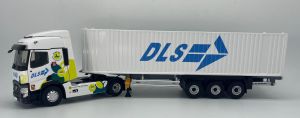 ELI118370 - RENAULT T 480 4x2 con portacontenedores y contenedor - Transporte DLS