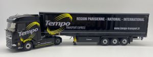 ELI118373 - DAF XG 4x2 con remolque tautliner 3 Ejes - Transporte TEMPO