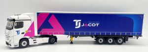 ELI118523 - MERCEDES-BENZ Actros 5 4x2 con remolque de lona de 3 ejes JACOT Transport