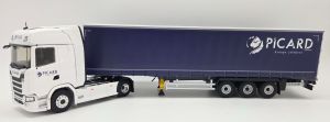 ELI118568 - SCANIA 500S Tautliner 4x2 con remolque de lona de 3 ejes PICARD Solutions