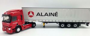 ELI118674 - RENAULT T480 4x2 con remolque de lona de 3 ejes - ALAINE Transport