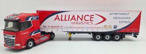 ELI118790 - DAF XG 4x2 con remolque de lona de 3 ejes ALLIANCE LOGISTICS