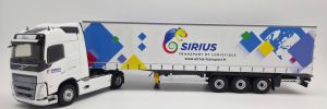 ELI118807 - VOLVO FH 4x2 2020 con remolque de lona de 3 ejes SIRIUS Transport et Logistique
