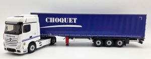 ELI118884 - MERCEDES-BENZ Actros 5 4x2 con semirremolque de lonas laterales de 3 ejes (Transports CHOQUET)