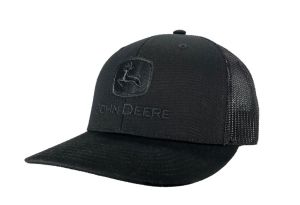 MC13080561BK - Gorra negra con malla de JOHN DEERE