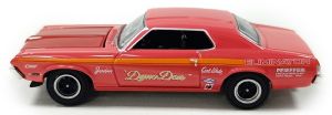 GREEN13370-A - MERCURY Cougar Eliminator 1969 rojo de la serie GL MUSCLE, todavía en su blíster original.