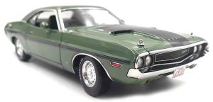 GREEN13700 - Dodge Challenger R/T Hardtop HEMI verde de 1970