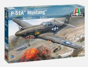 ITA1423 - Avión militar MUSTANG P-51A para ensamblar y pintar