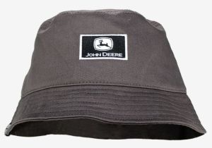 MC14430878CH - Sombrero de sarga gris JOHN DEERE