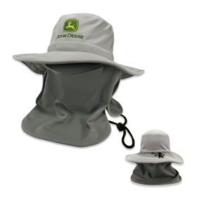 MC14433325IV - Sombrero gris con paneles ajustables JOHN DEERE