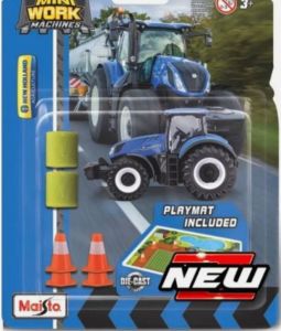 MST15592N - Set mini máquinas de trabajo - NEW HOLLAND T7 con accesorios bajo blister