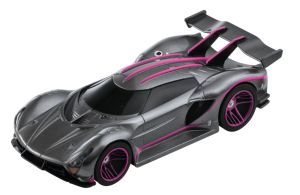 CARRERA15817084-D - Hyper Sportcar tuning gris y rosa de fricción