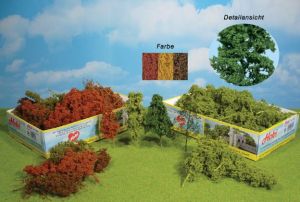 HEK1634 - 15 Árboles y arbustos de fibras naturales - otoñales