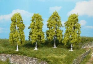 HEK1722 - 4 abedules llorones de 9 cm