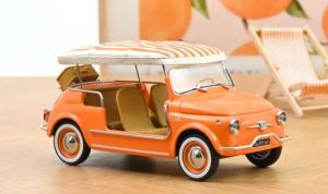 NOREV187791 - Fiat 500 Naranja Jolly 1965