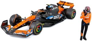 BUR28040N1 - McLaren MCL38 n.º 4 GP de Japón 2024 con figura de L. Norris