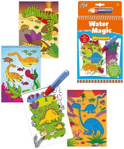 GAT1004660 - Dinosaurios mágicos para colorear con agua