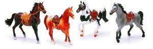 NEW05593A - lote de 4 caballos