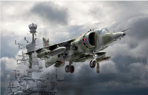 ITA1401 - Avión caza Harrier GR.3 Falkland para montar y pintar