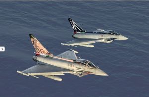 ITA1406 - Avión de combate EF-2000 Gruppi Caccia 100 aniversario