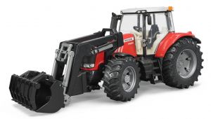 BRU3047 - MASSEY FERGUSON 7624 con horquillas Escala: 1/16