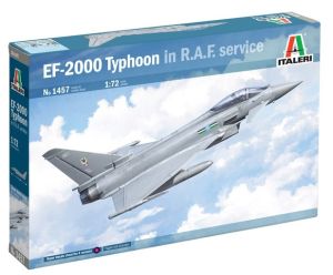 ITA1457 - Avión de combate Eurofighter Typhoon EF-2000 para montar y pintar