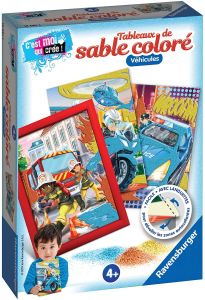 RAV180813 - Pinturas de arena de colores – Vehículos