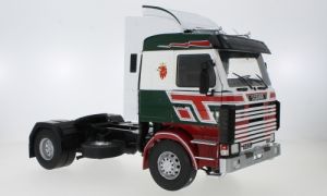 MOD18239 - SCANIA 143 Topline 4x2 1987 blanco verde y rojo