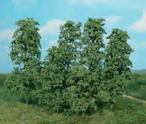 HEK1642 - Lote de 12 árboles naturales "Verde oscuro"