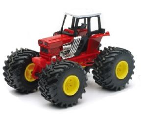 NEW19936F - camión monstruo tractor rojo