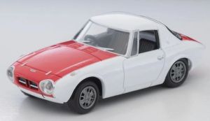 TOMLV-215A - Toyota Sports 800 de 1965, blanco y rojo.
