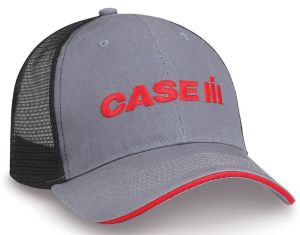 CAS220003 - Gorra CASE IH gris y roja con malla trasera
