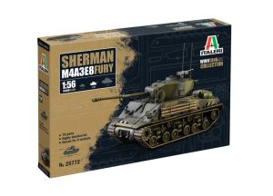 ITA25772 - Tanque Sherman M4A3E8 Fury para ensamblar y pintar