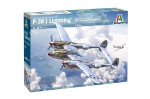 ITA2834 - Avión de combate LOCKHEED P-38J E.T.O. Lightning para montar y pintar